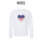PP - One Nation One Heart - Sponge Fleece Raglan Sweatshirt - Greens, Neutrals