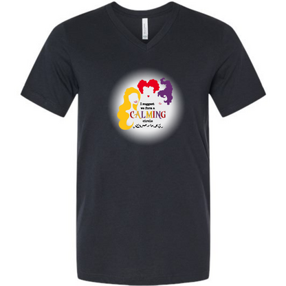 HP - Calming Circle - Unisex V-Neck - Neutral Colors