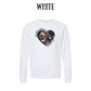 The World is a Better Place With YOU in it - Sponge Fleece Raglan Sweatshirt - Greens, Neutrals