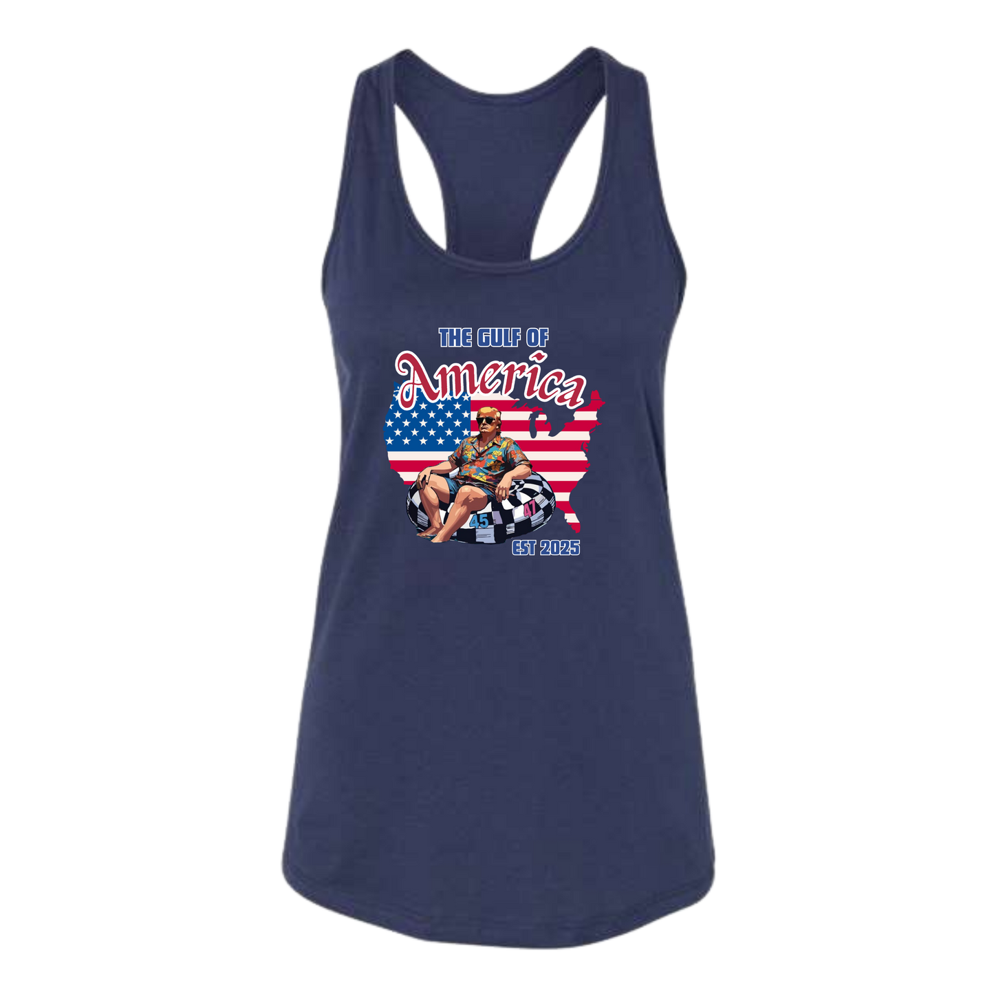 The Gulf of America - Bella+Canvas - Women's Jersey Racerback Tank