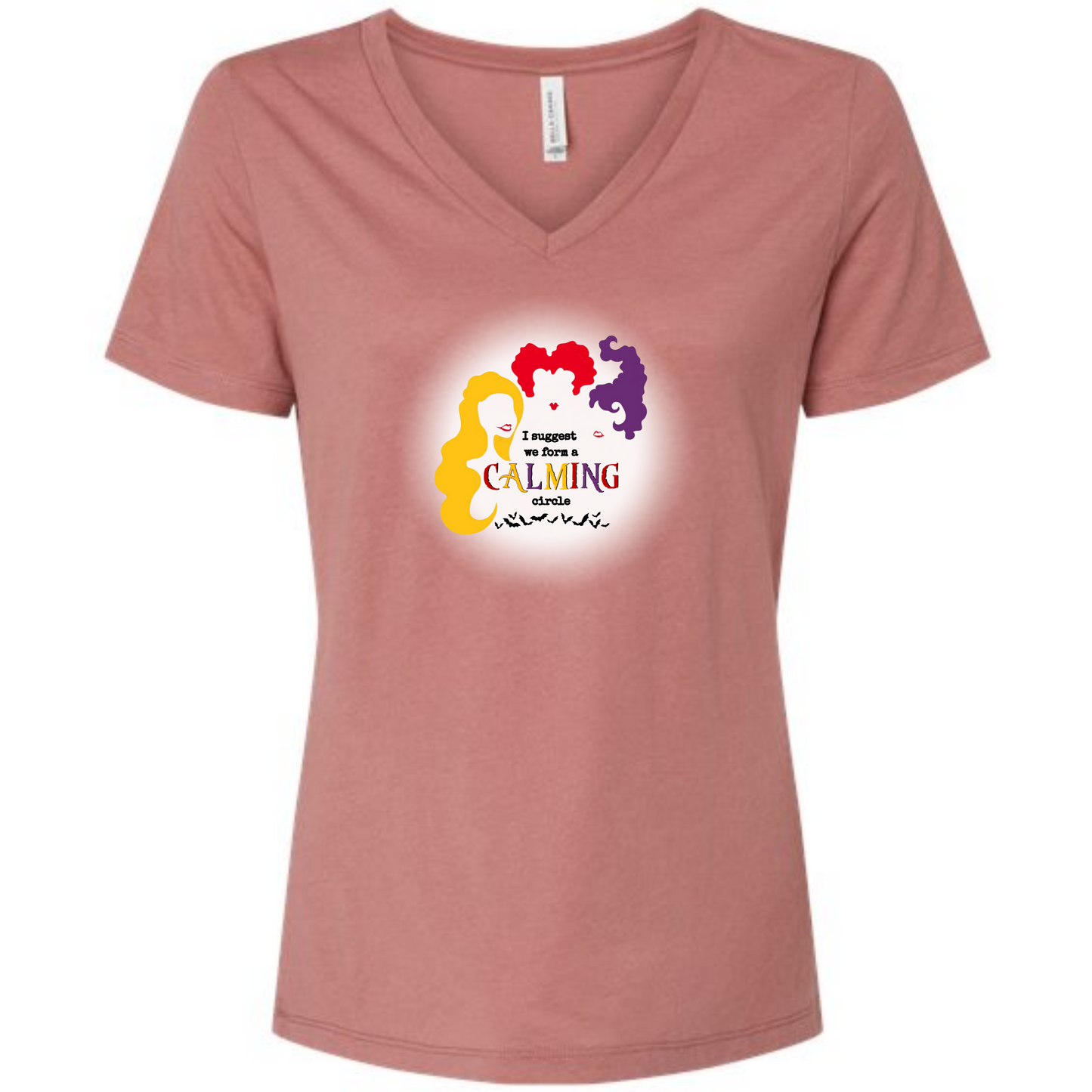 Calming Circle - Women's V-Neck - Assorted Colors