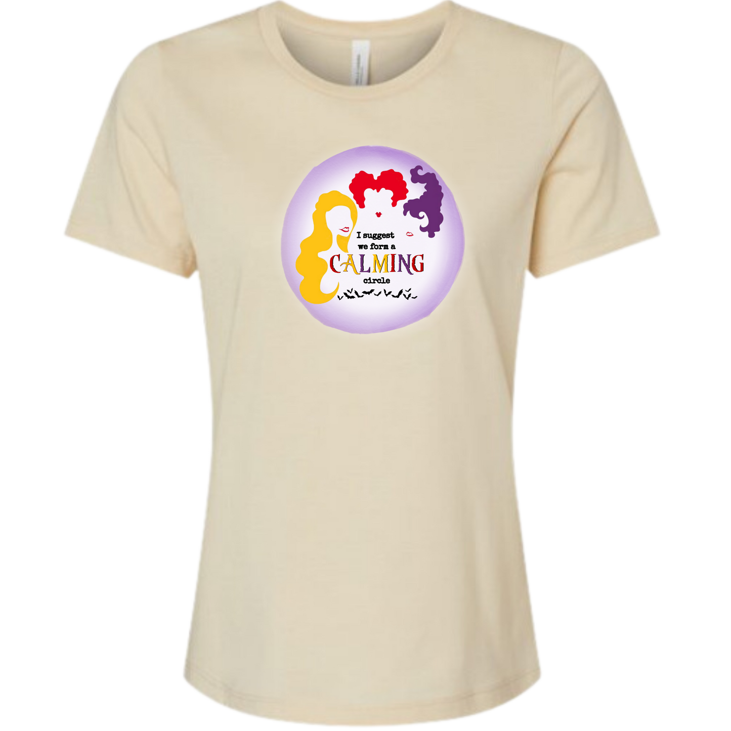 Calming Circle - Women's Relaxed Fit Tee - Neutrals