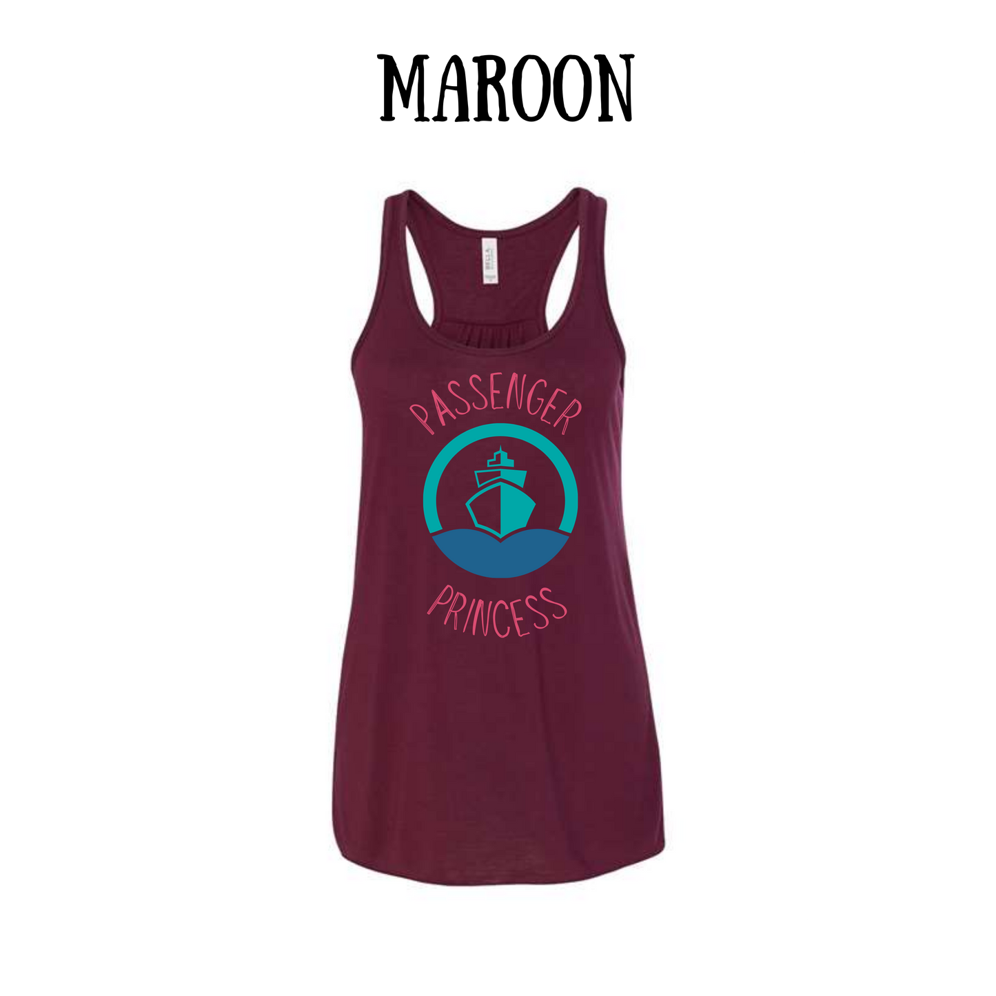 VP - Passenger Princess - Women's Flowy Racerback Tank