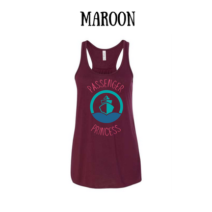 VP - Passenger Princess - Women's Flowy Racerback Tank