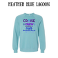 VP - Cruise Crew FAFO - Sponge Fleece Raglan Sweatshirt - Blues, Purples
