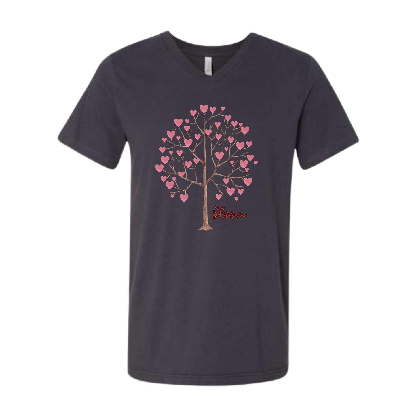 Bloom - Bella+Canvas - Unisex V-Neck - Neutral Colors