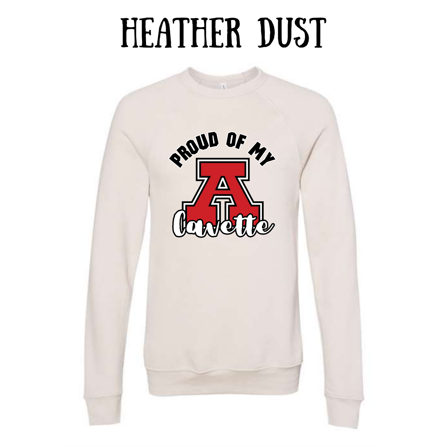 AFHS Cavettes - Sponge Fleece Raglan Sweatshirt - Neutrals