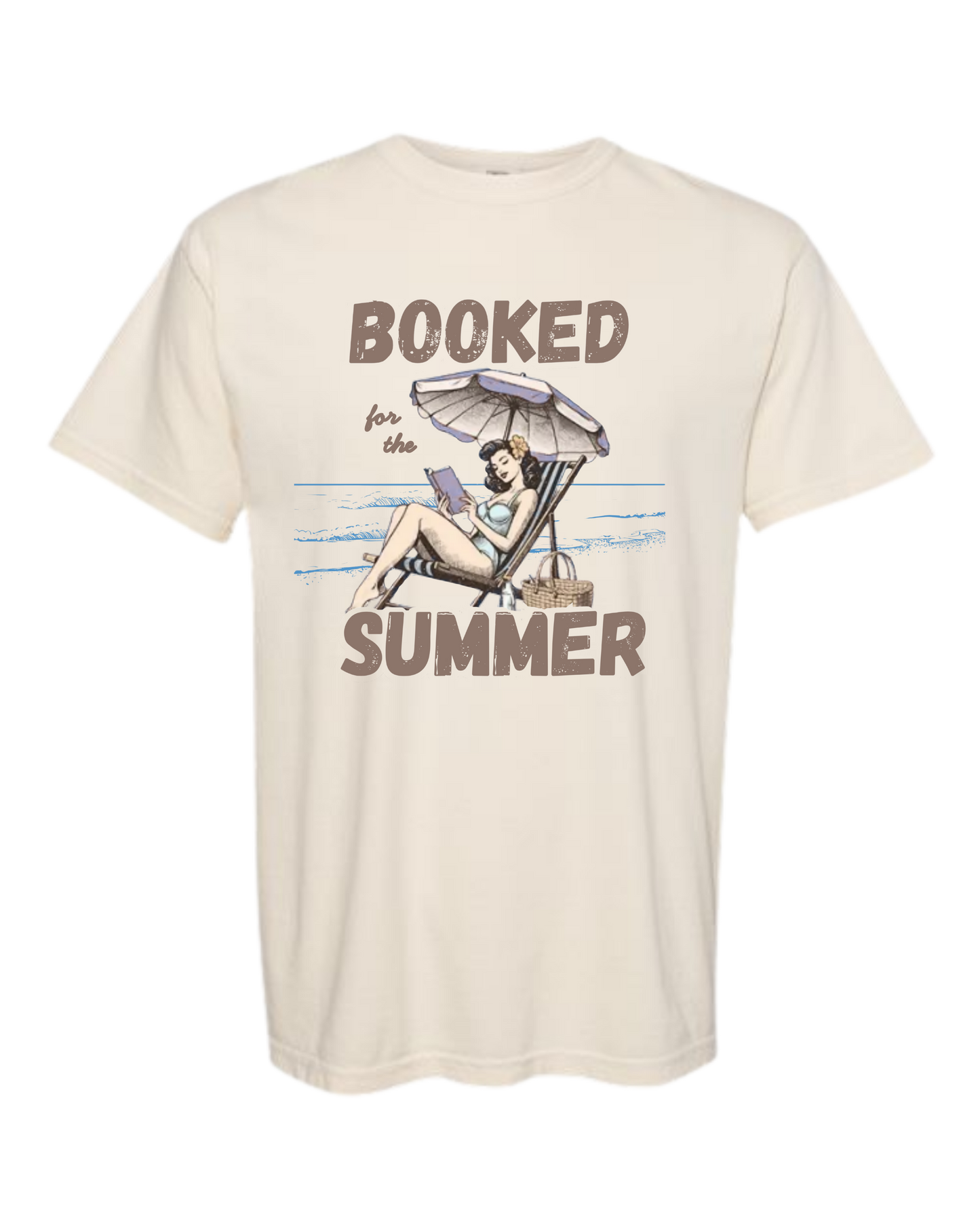 Booked for the Summer - Comfort Colors - Heavyweight Unisex Tee - Neutral Colors