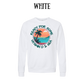VP - Ready For Some Vitamin D & Sea - Sponge Fleece Raglan Sweatshirt - Greens, Neutrals