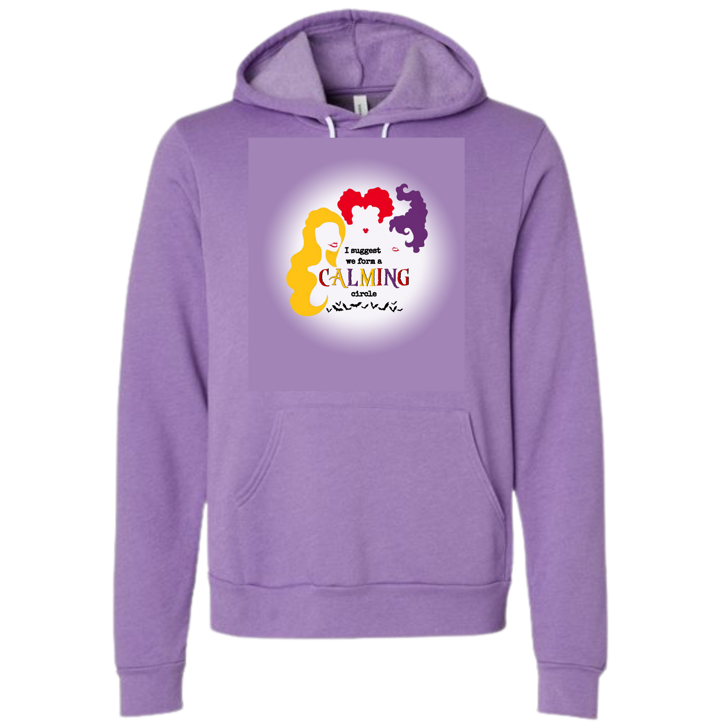 Calming Circle - Sponge Fleece Hoodie - Blues, Purples