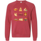 HP - Hello Autumn - Sponge Fleece Raglan Sweatshirt - Assorted Colors