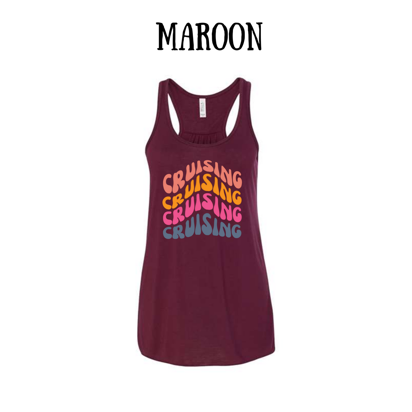 VP - Cruising, Cruising - Women's Flowy Racerback Tank