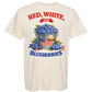 Red, White, And Blueberries - Comfort Colors - Heavyweight Unisex Tee - Neutral Colors