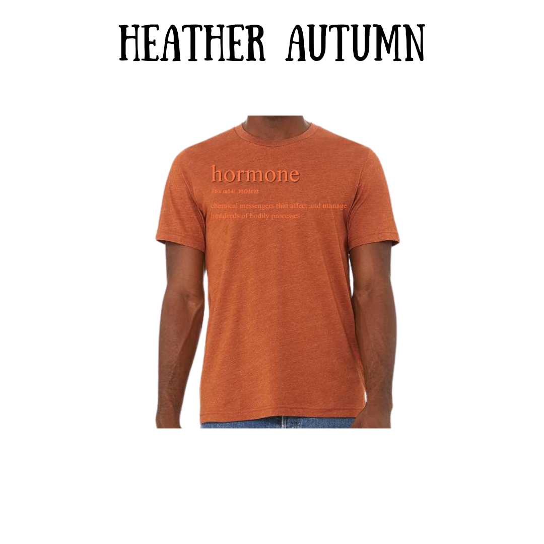 Hormone - Unisex Tee - Yellows, Oranges, Reds