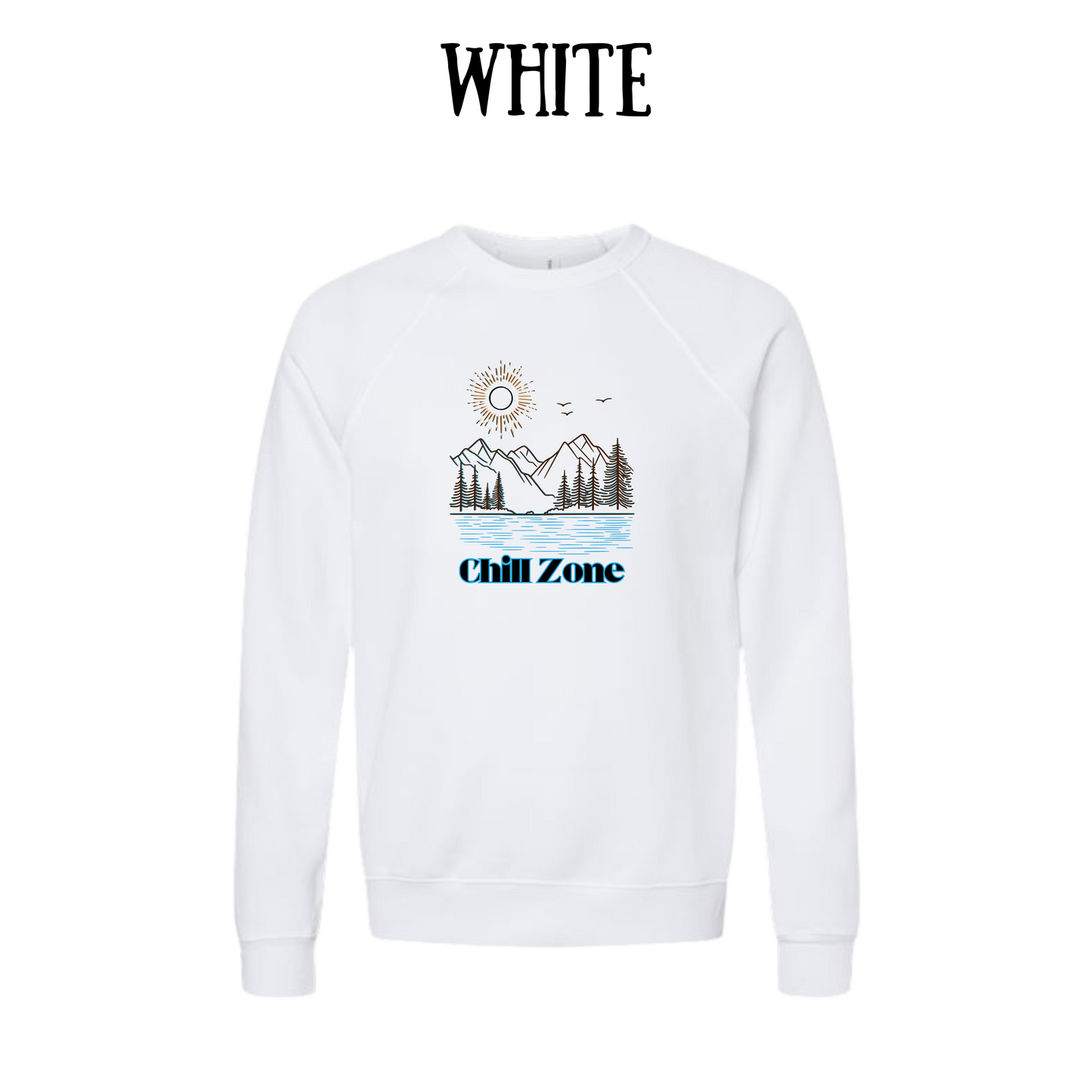 CP - Chill Zone - Sponge Fleece Raglan Sweatshirt - Greens, Neutrals