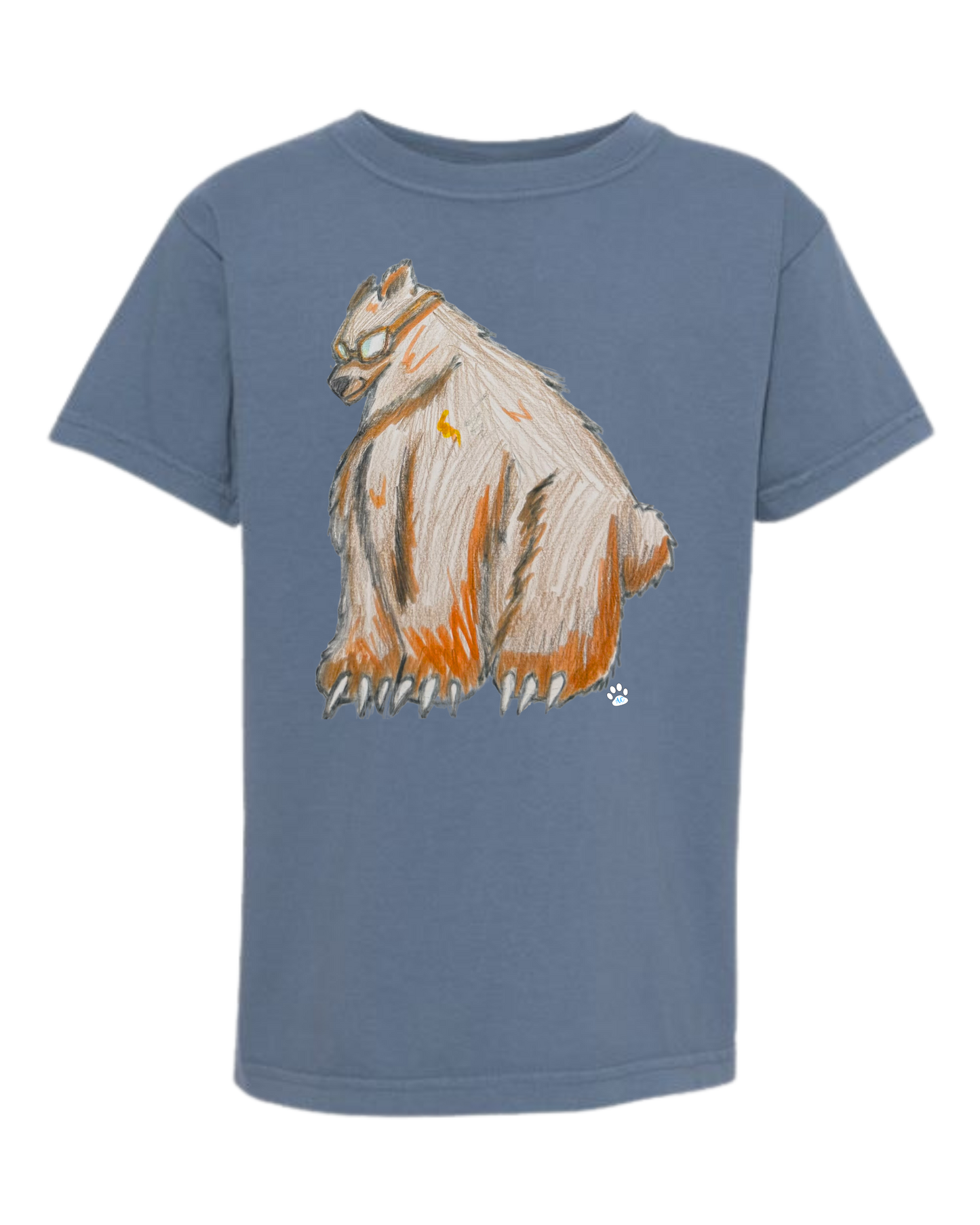 Muscle Bear - Comfort Colors - Heavyweight Youth Tee - Neutral Colors & Blues