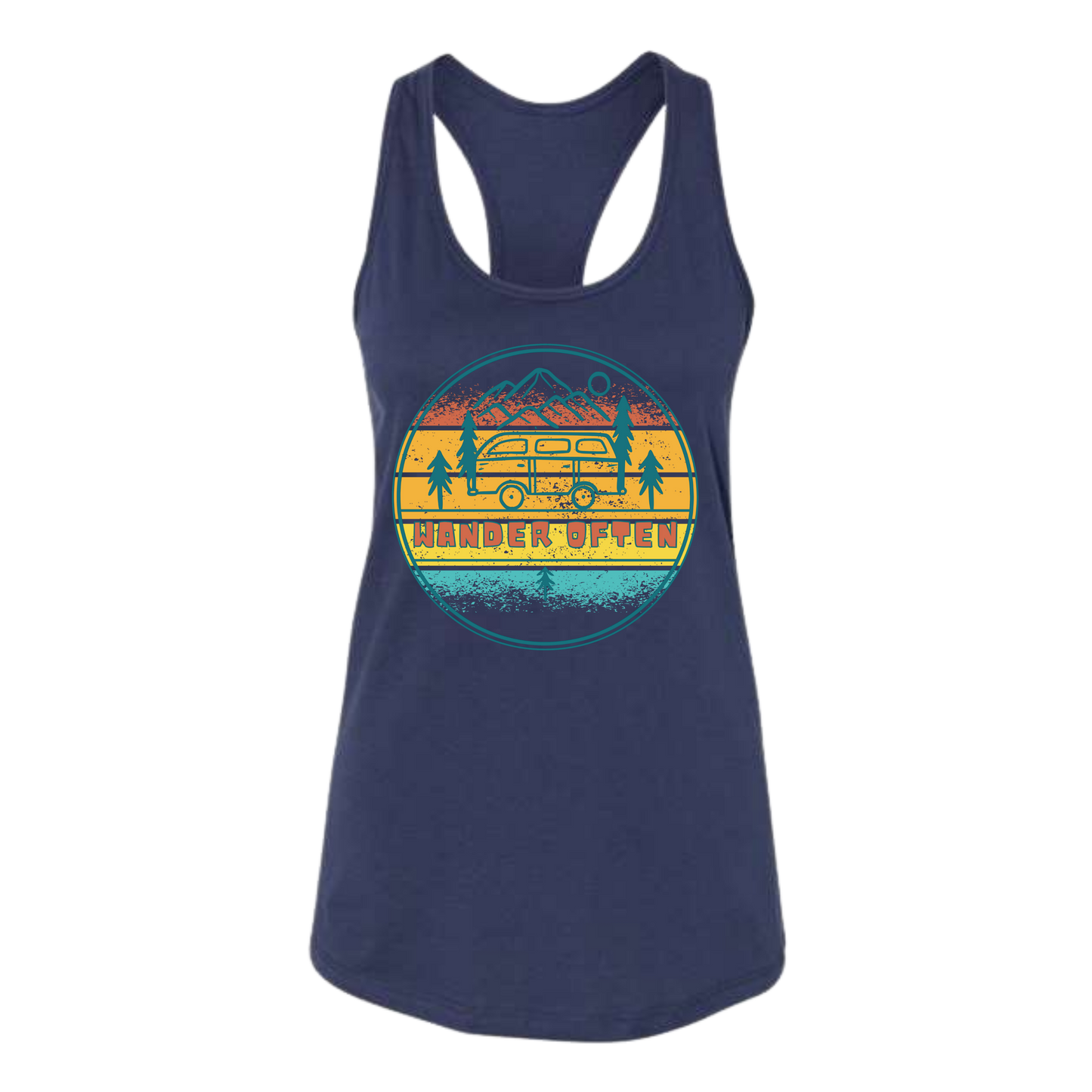 Wander Often - Bella+Canvas - Women's Jersey Racerback Tank