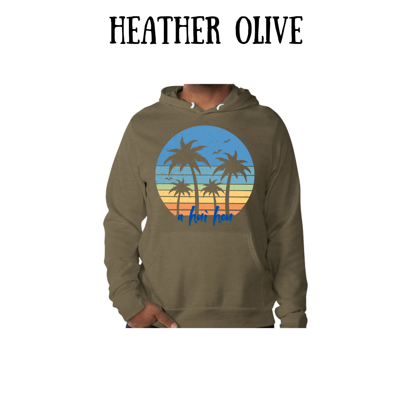 VP - A Hui Hou - Sponge Fleece Hoodie - Greens, Neutrals