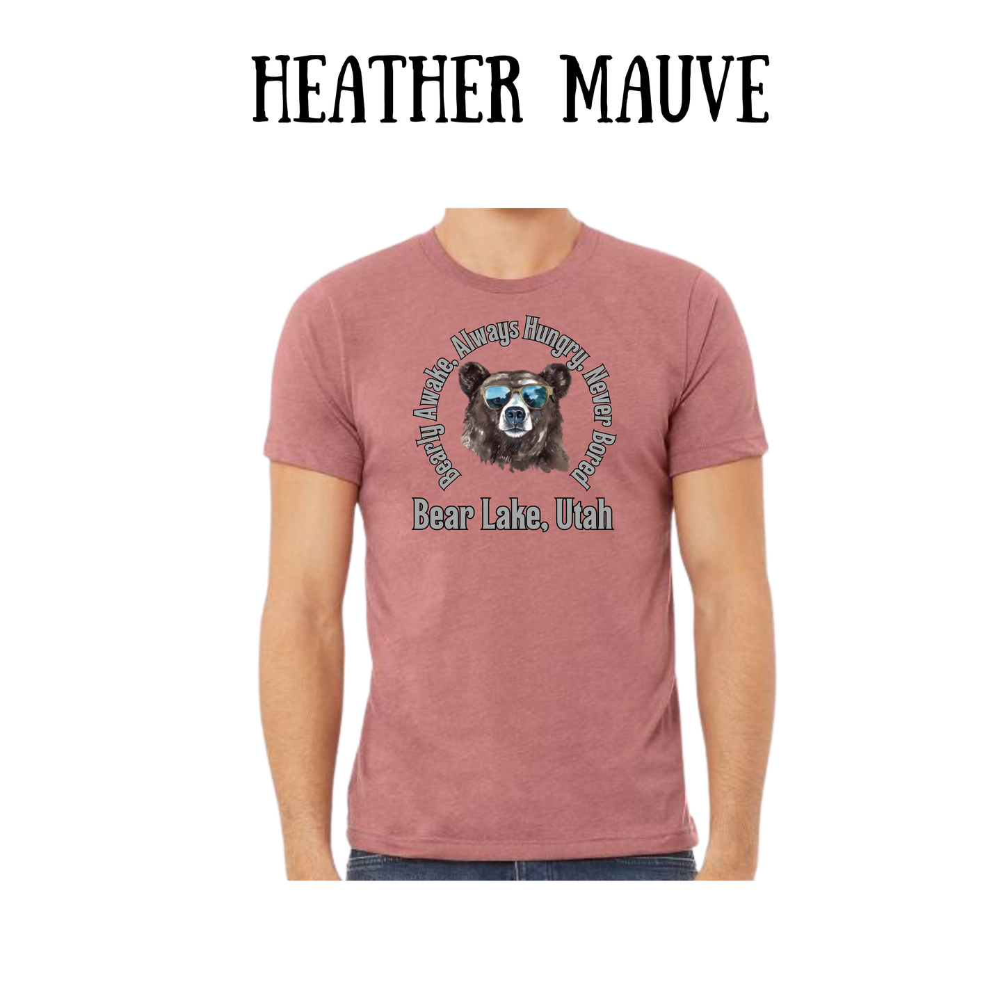 CP - Bear Lake Utah - Unisex Tee - Pinks, Purples, Neutrals