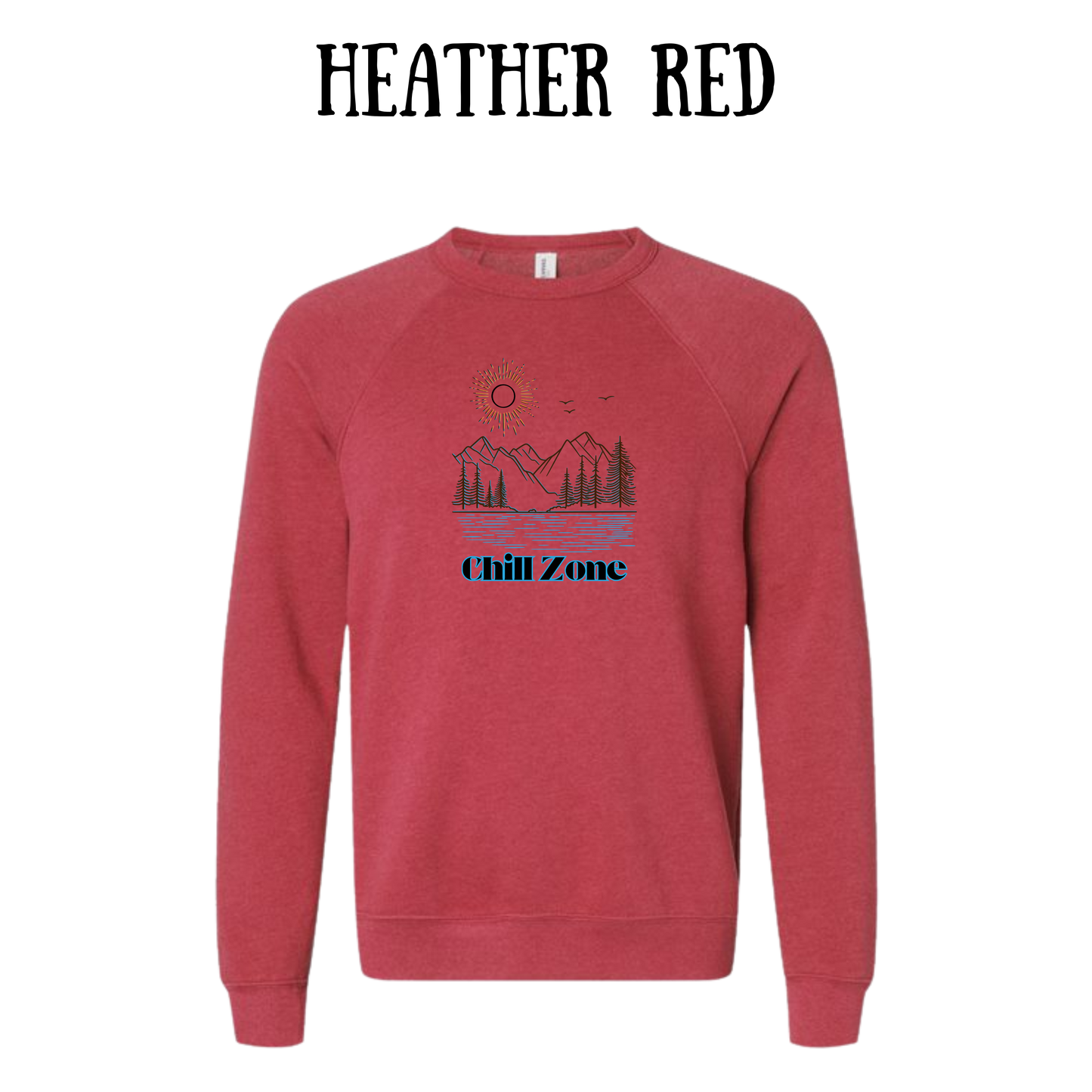 CP - Chill Zone - Sponge Fleece Raglan Sweatshirt - Assorted Colors