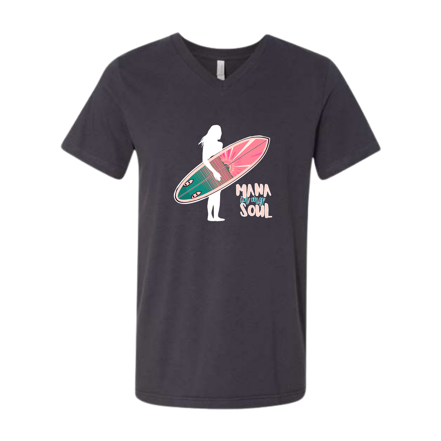 Mana in My Soul - Bella+Canvas - Unisex V-Neck - Neutral Colors