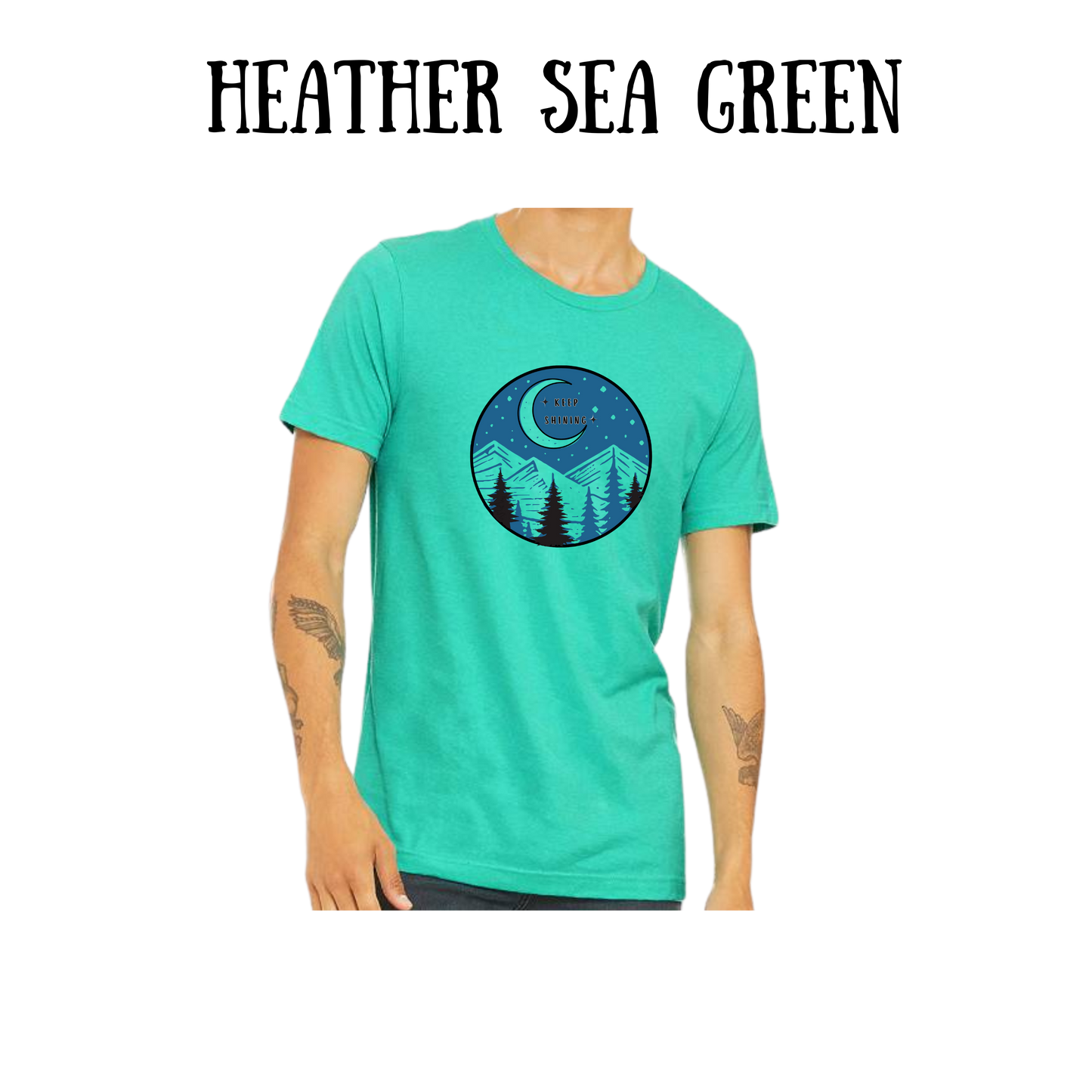 OP - Keep Shining - Unisex Tee - Greens