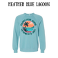 VP - Ready For Some Vitamin D & Sea - Sponge Fleece Raglan Sweatshirt - Blues, Purples