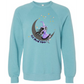 HP - Hot Ghoul Vibes - Sponge Fleece Raglan Sweatshirt - Blues, Purples