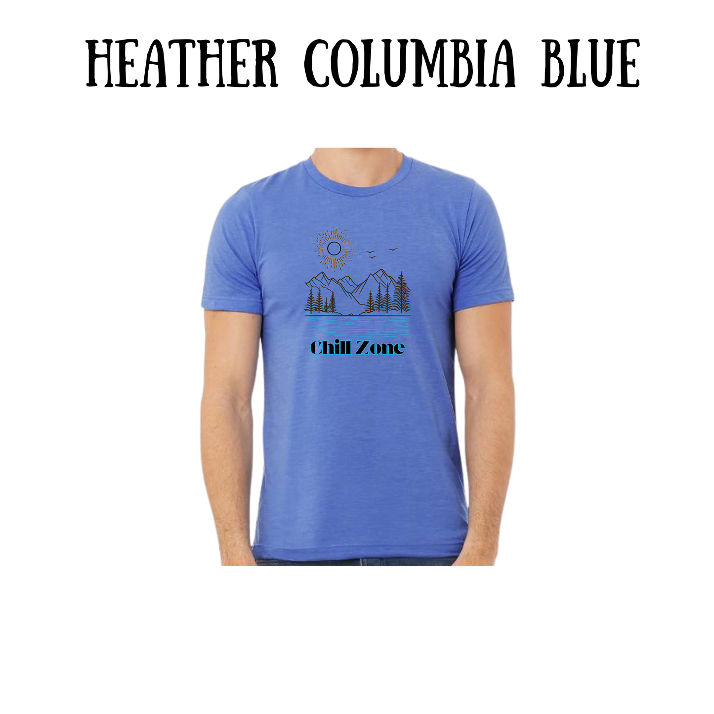 CP - Chill Zone - Unisex Tee - Blues