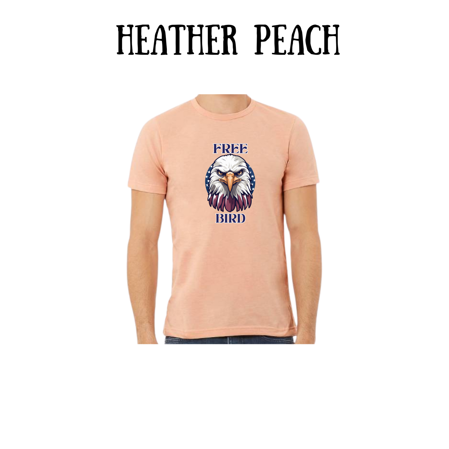 PP - Free Bird - Unisex Tee - Yellows, Oranges, Reds