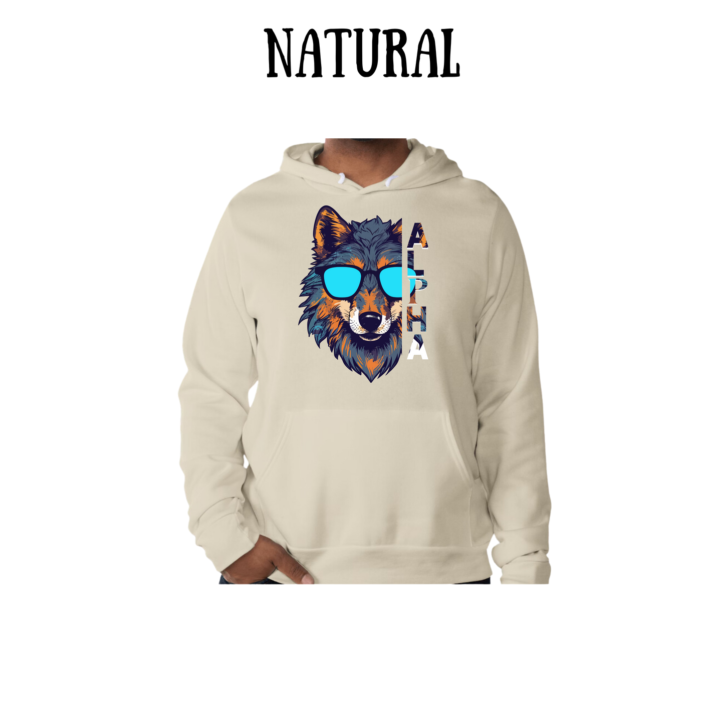 BP - Alpha - Sponge Fleece Hoodie - Greens, Neutrals