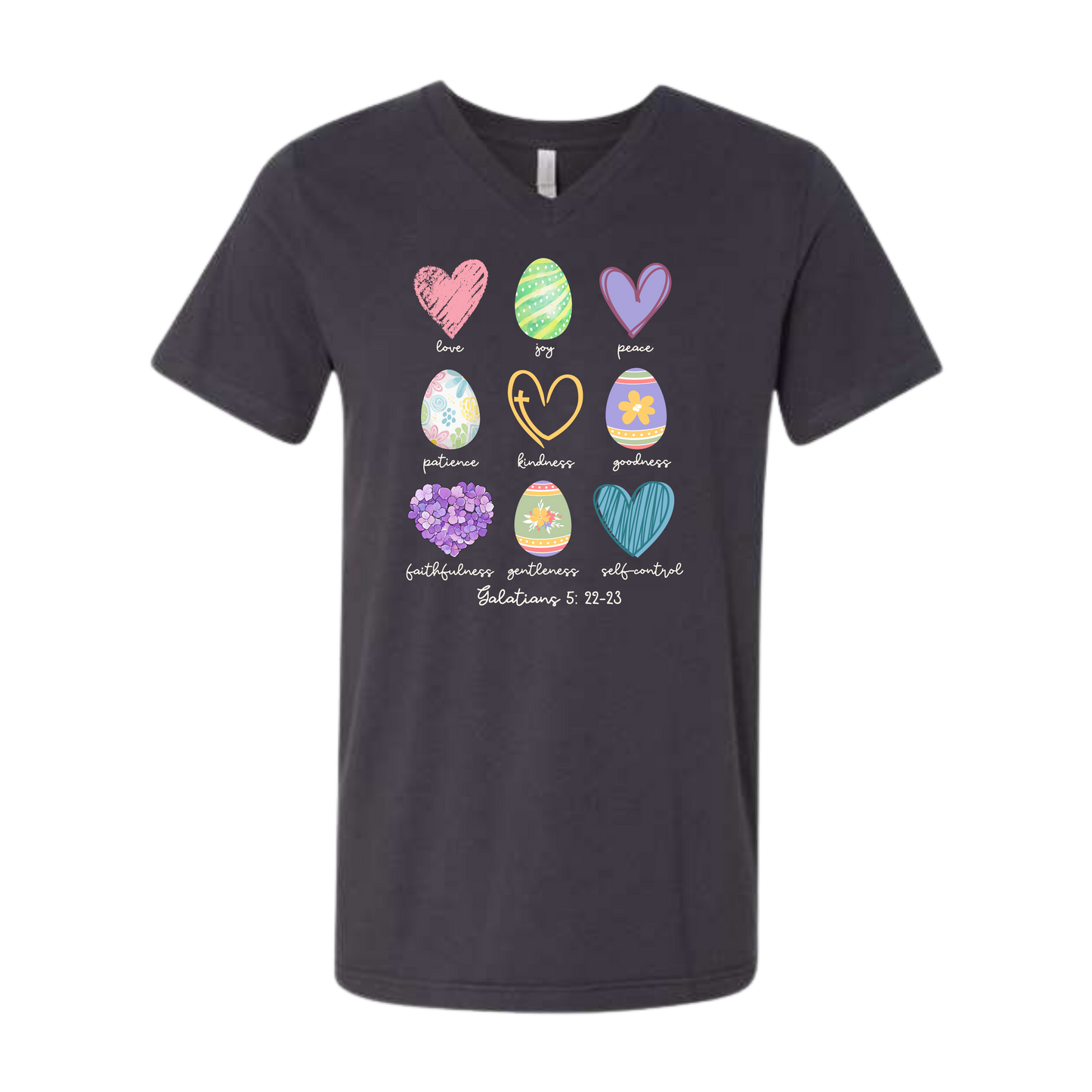 Galatians 5 - Easter - Bella+Canvas - Unisex V-Neck - Neutral Colors