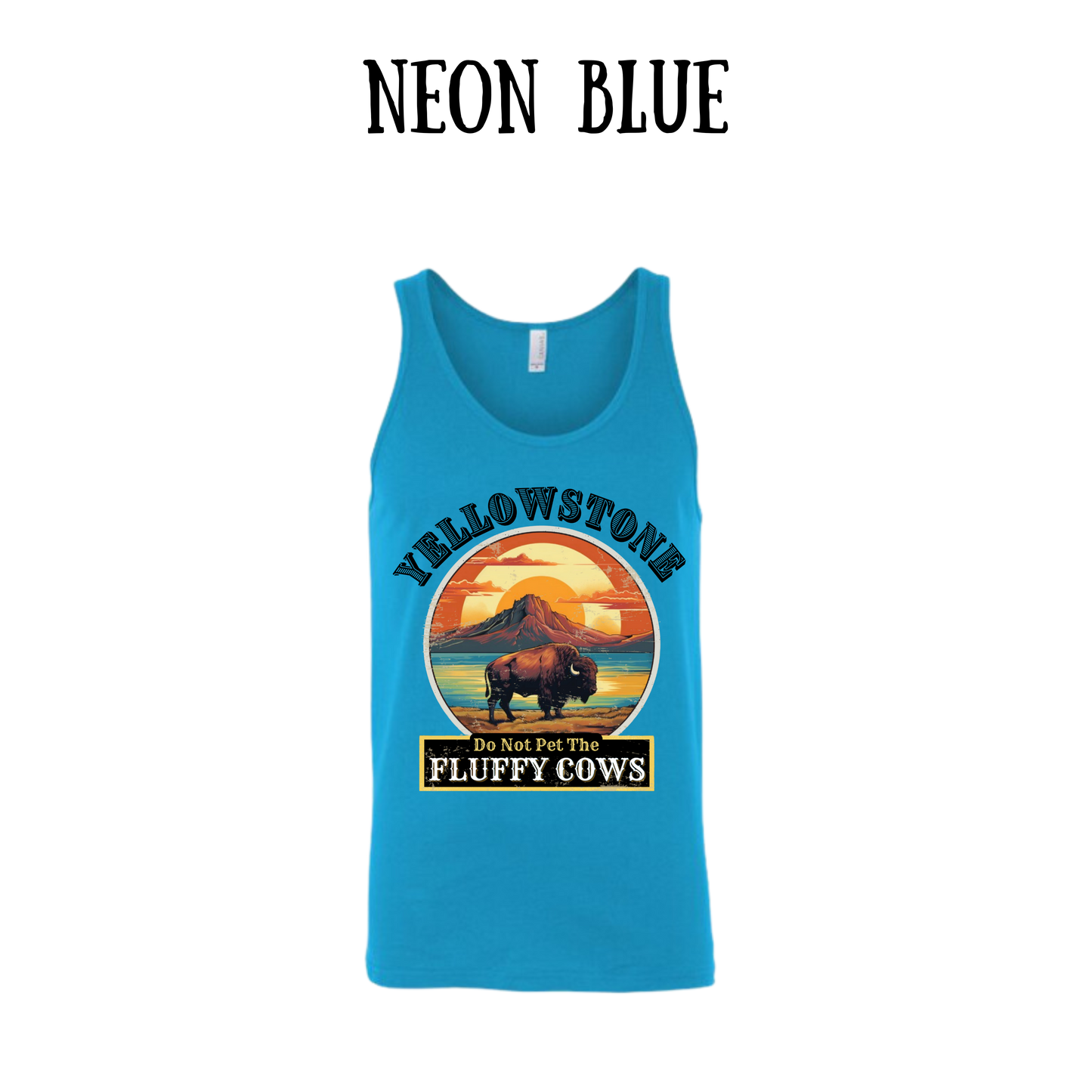 CP - Yellowstone: Fluffy Cows - Unisex Tank