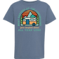 What Happens At The Campground - Comfort Colors - Heavyweight Youth Tee - Neutral Colors & Blues