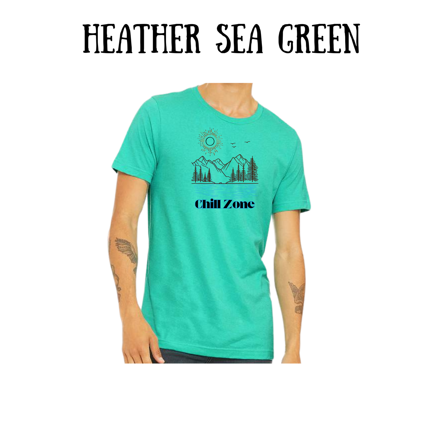 CP - Chill Zone - Unisex Tee - Greens