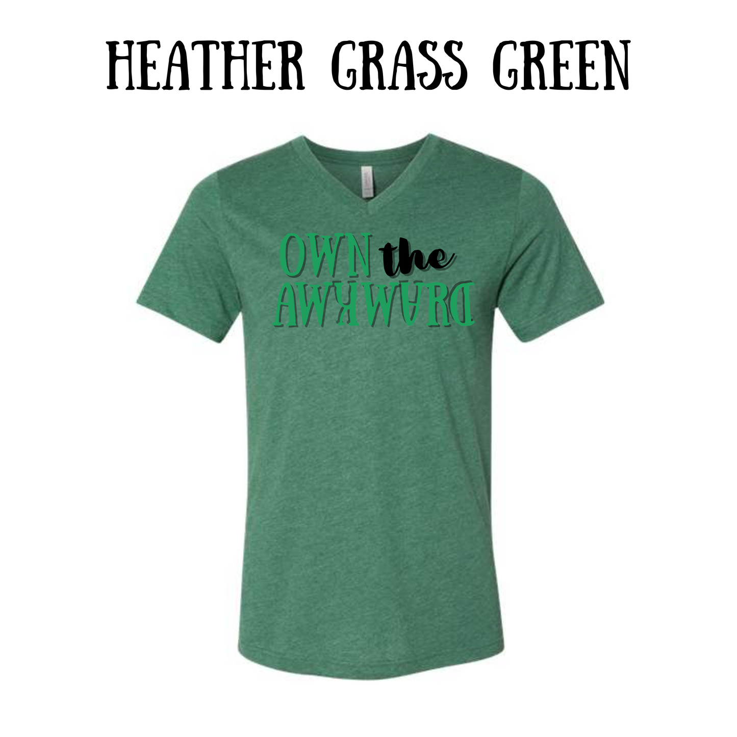 own the awkward - unisex v-neck - assorted colors