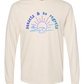 Sunsets & No Regrets - Comfort Colors - Heavyweight Long Sleeve Tee - Neutral Colors