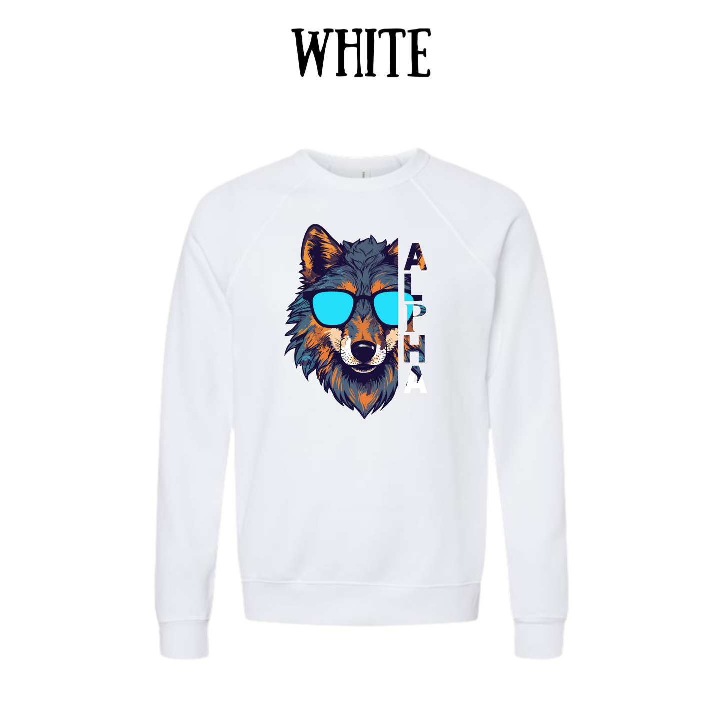 BP - Alpha - Sponge Fleece Raglan Sweatshirt - Greens, Neutrals