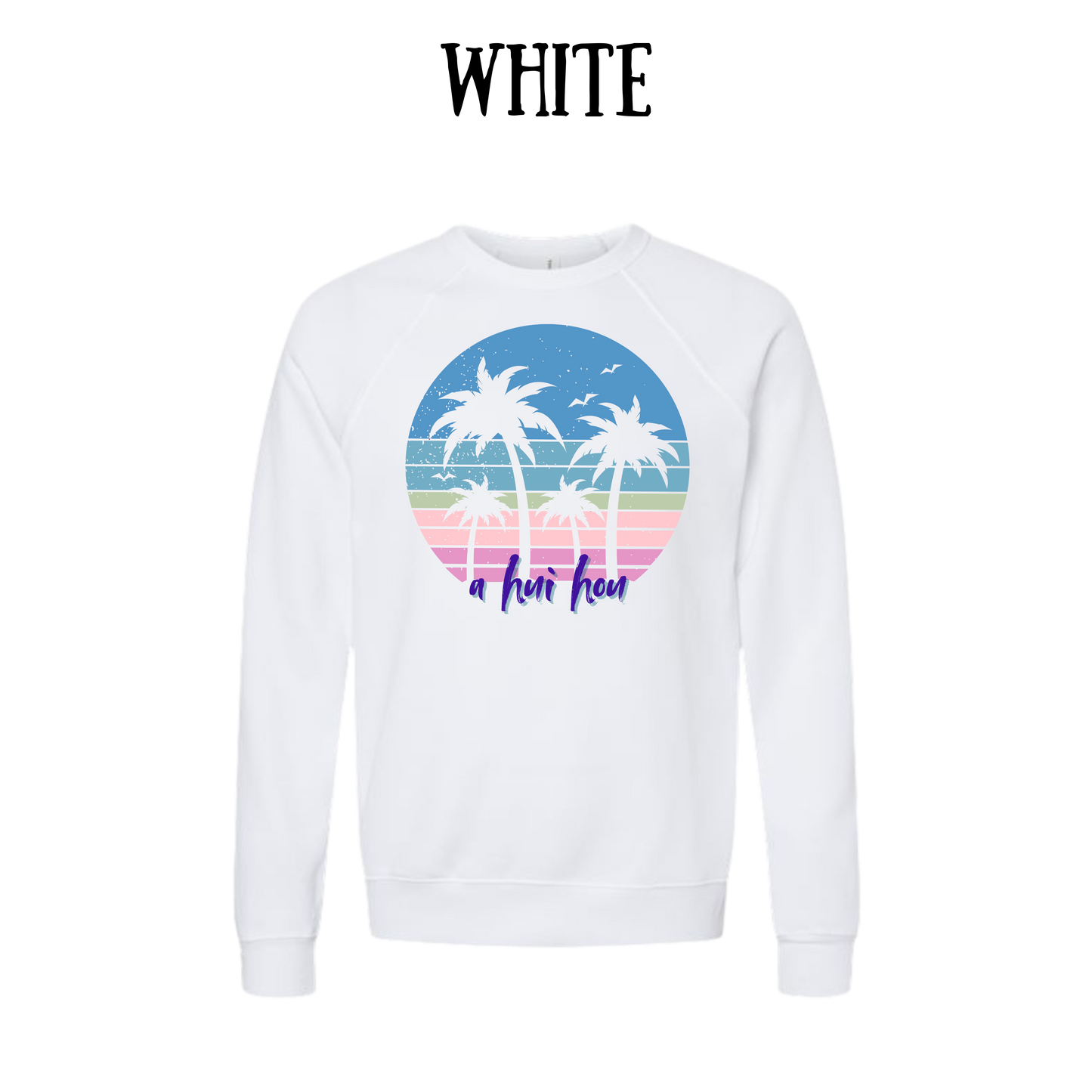 VP - A Hui Hou  - Sponge Fleece Raglan Sweatshirt - Greens, Neutrals