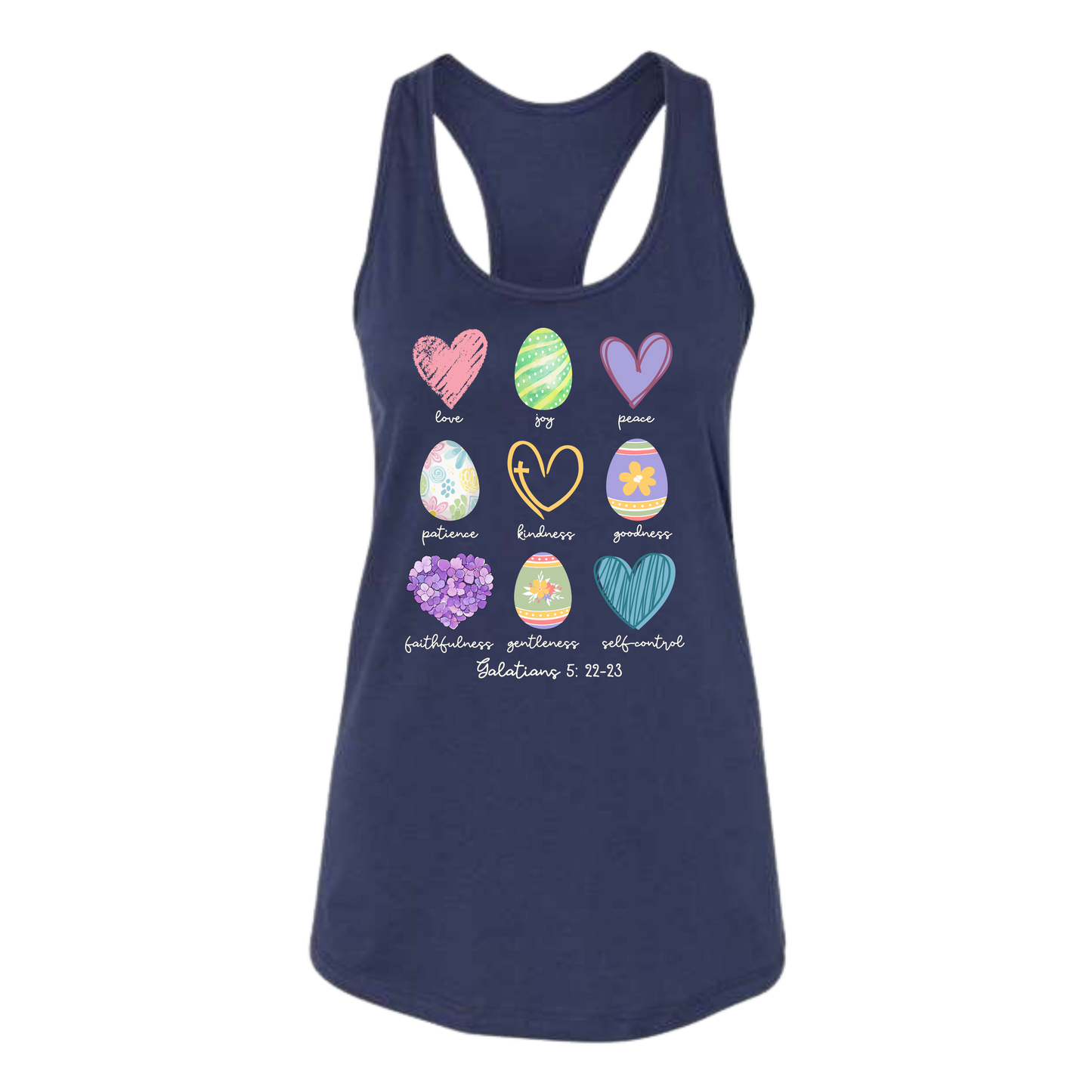 Galatians 5 - Easter - Bella+Canvas - Women's Jersey Racerback Tank
