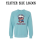 PP - Lovin' Life As A Free Bird - Sponge Fleece Raglan Sweatshirt - Blues, Purples