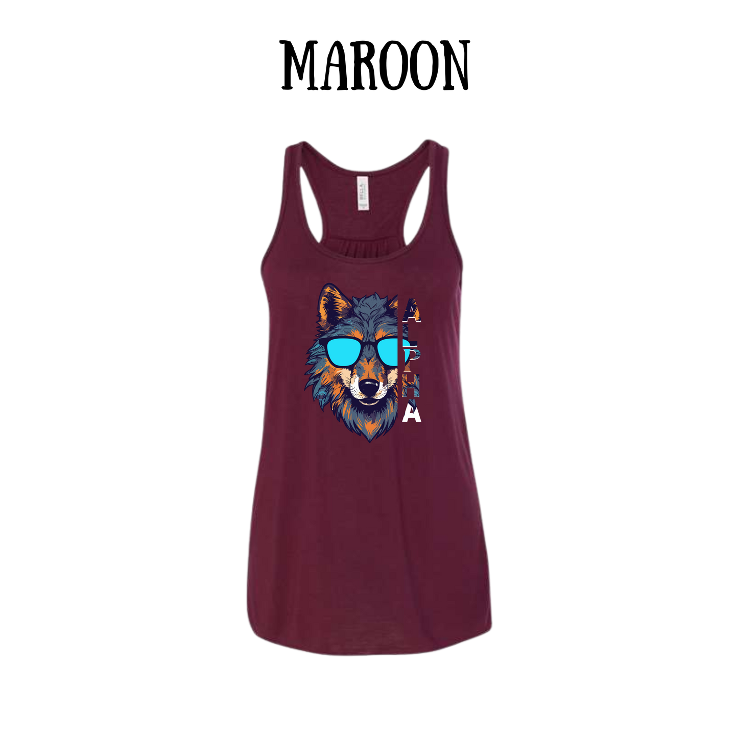 BP - Alpha - Women's Flowy Racerback Tank