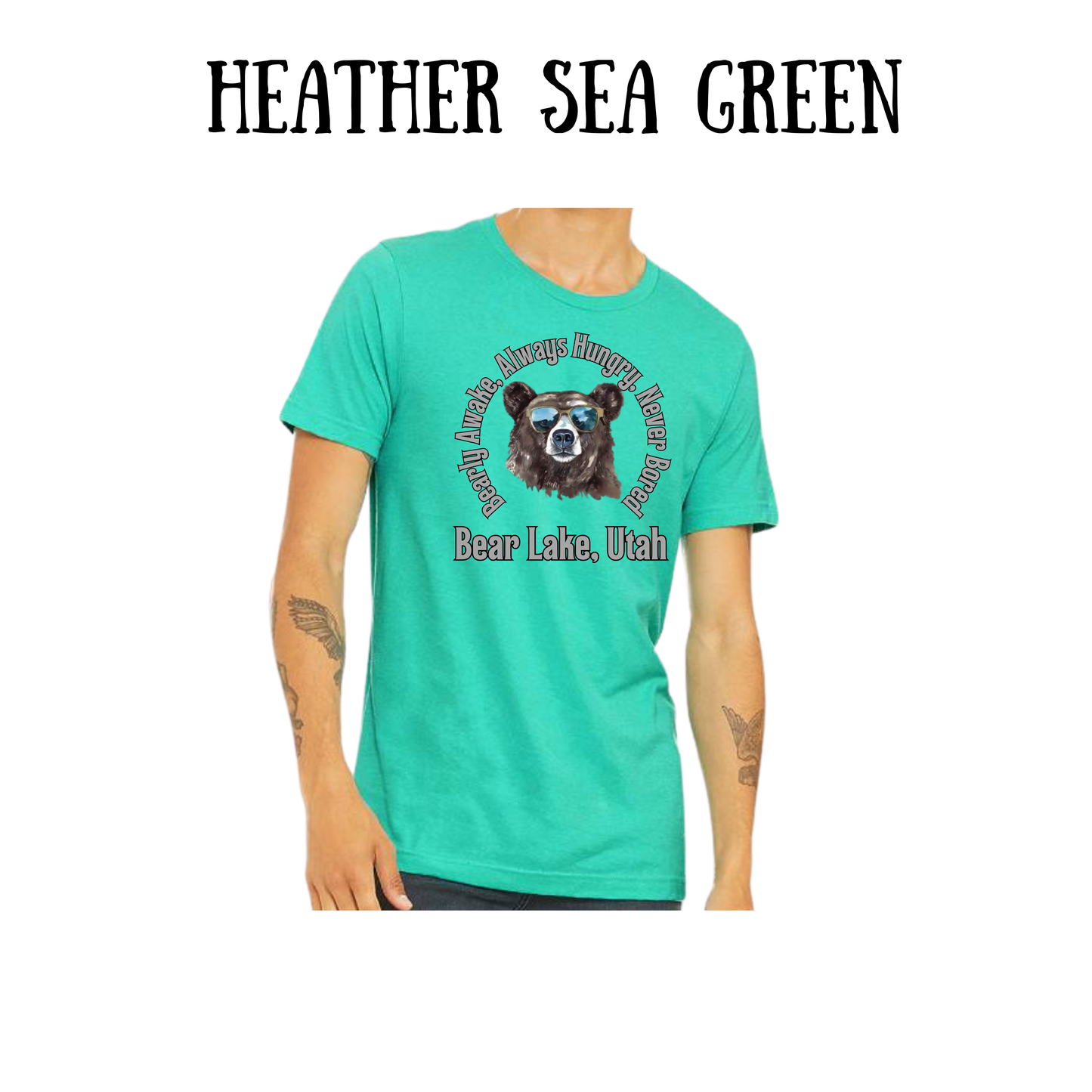 CP - Bear Lake Utah - Unisex Tee - Greens