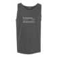 Hormone - Comfort Colors - Unisex Tank - Neutral Colors & Blues