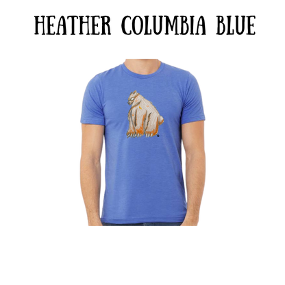 AC - Muscle Bear - Unisex Tee - Blues