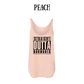 straight outta hormones - women's flowy tank