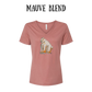 AC - Muscle Bear - Women's V-Neck - Assorted Colors