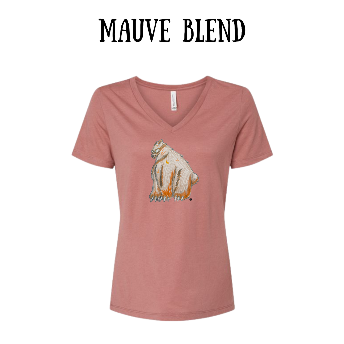 AC - Muscle Bear - Women's V-Neck - Assorted Colors