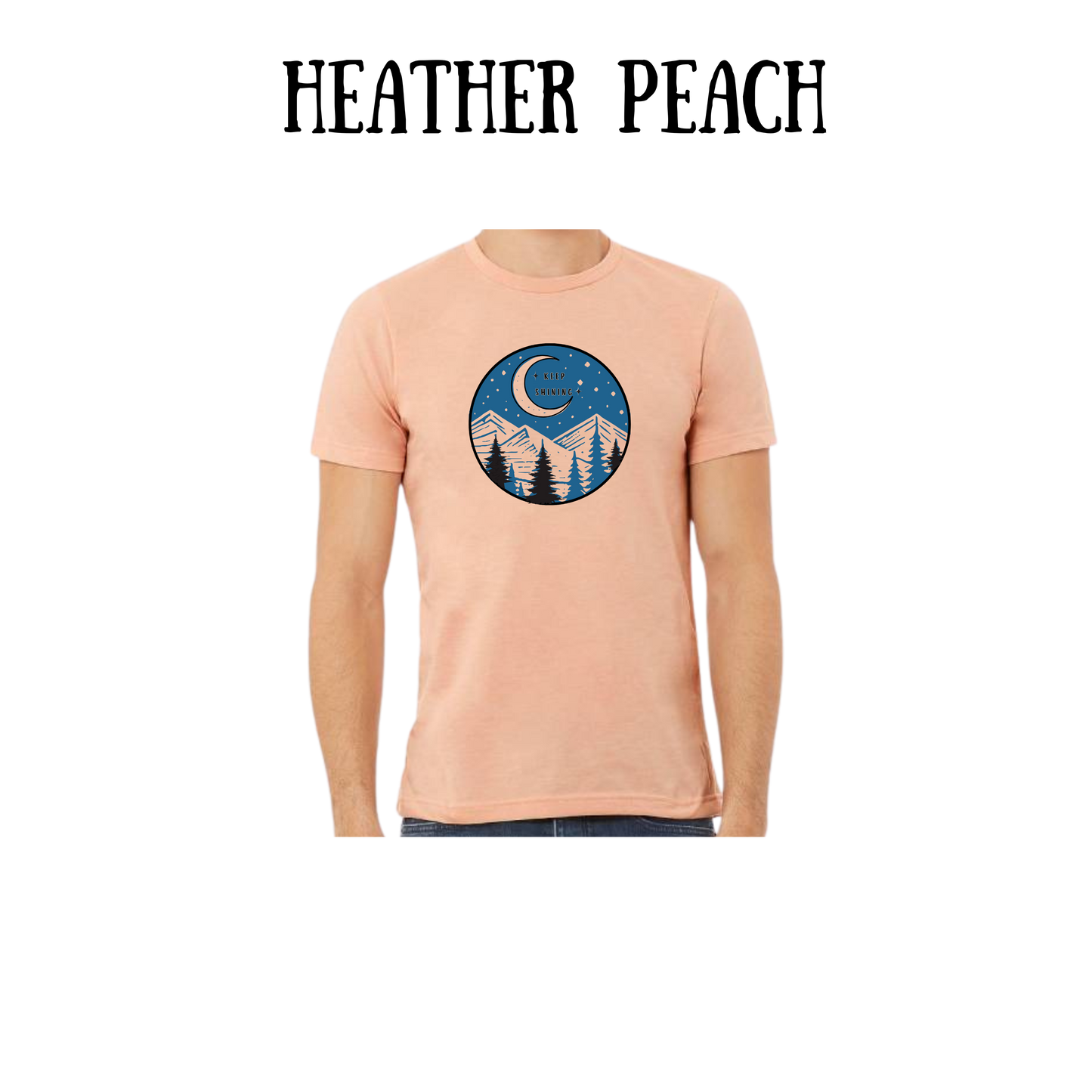 OP - Keep Shining - Unisex Tee - Yellows, Oranges, Reds