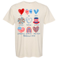 Galatians 5 - Patriotic - Comfort Colors - Heavyweight Unisex Tee - Neutral Colors